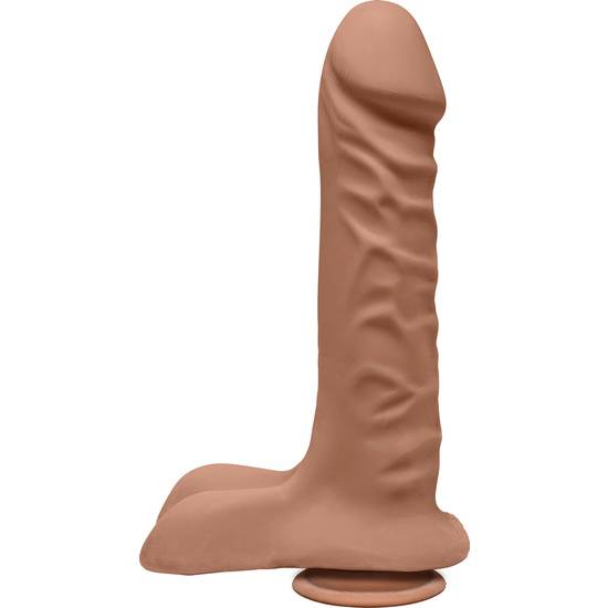 THE SUPER D PENE REALÍSTICO 20 CM CARAMELO - Pene Realistico Consolador - Sex Shop ARTICULOS EROTICOS