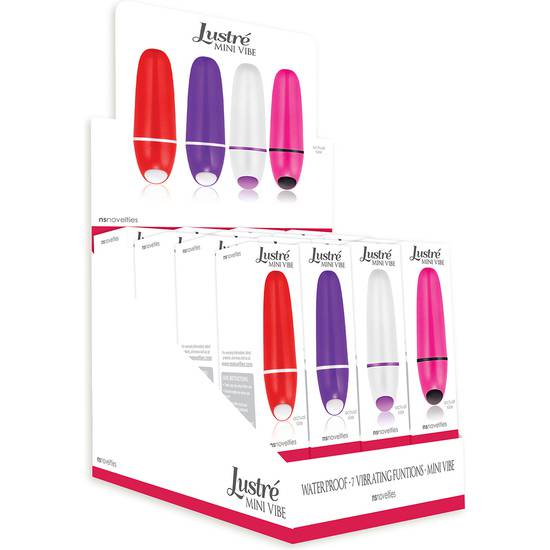 LUSTRE MINI VIBRADOR DISPLAY 20UDS - Juguetes Sexuales Vibradores Discretos - Sex Shop ARTICULOS EROTICOS