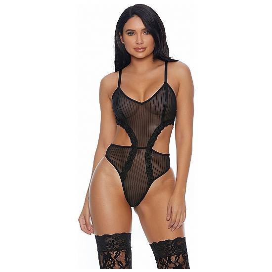 SWEET SIREN TEDDY  NEGRO - Lenceria Sexy Femenina Bodys - Sex Shop ARTICULOS EROTICOS